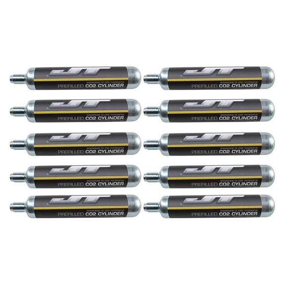JT 90g CO2 Cartidges (88g AirSource cylinders Compatible) (10 Cartridges)