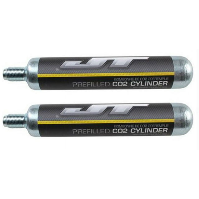 JT 90g Prefilled Paintball CO2 Tank, 2 Pack