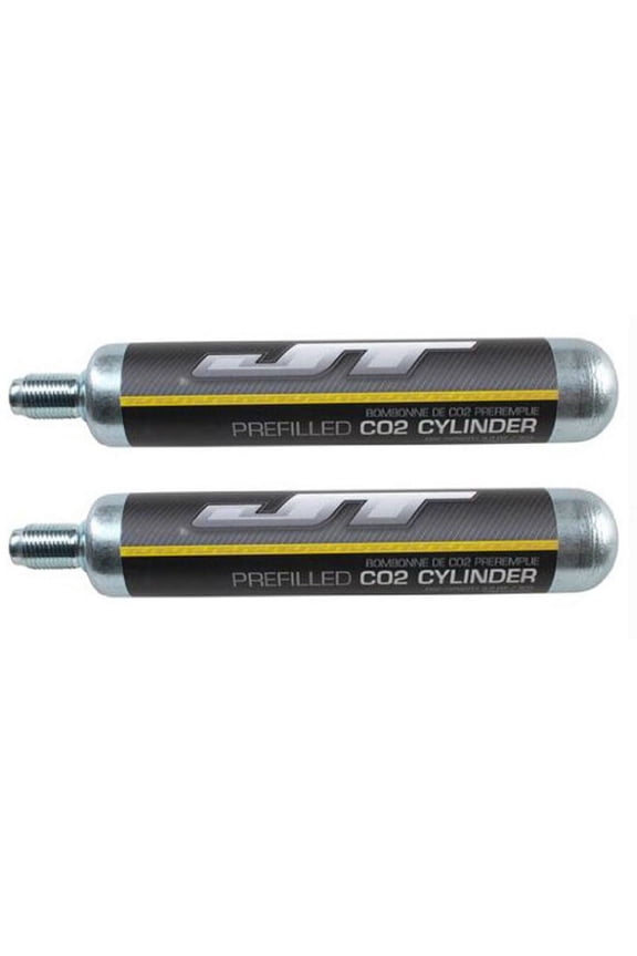 JT 90g Prefilled Paintball CO2 Tank, 2 Pack