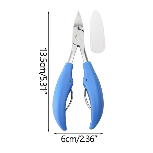 JT Beauty Store 304 Stainless Steel Nail Clipper Prevention Of Paronychia Stainless Steel Nail Clipper Pedicure Knife Toe Gutter Nail Scissors Thick Toenail Scissors Nail Care Supplies Clearance Blue