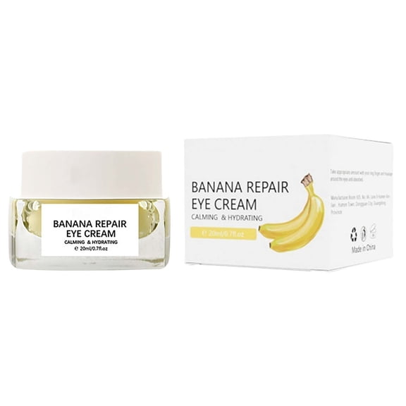 JT Beauty Store Banana Nourishing Eye Cream Removing Bags And Black Circles Eye Cream 20ml Eye Gloss Personal Care Clearance White