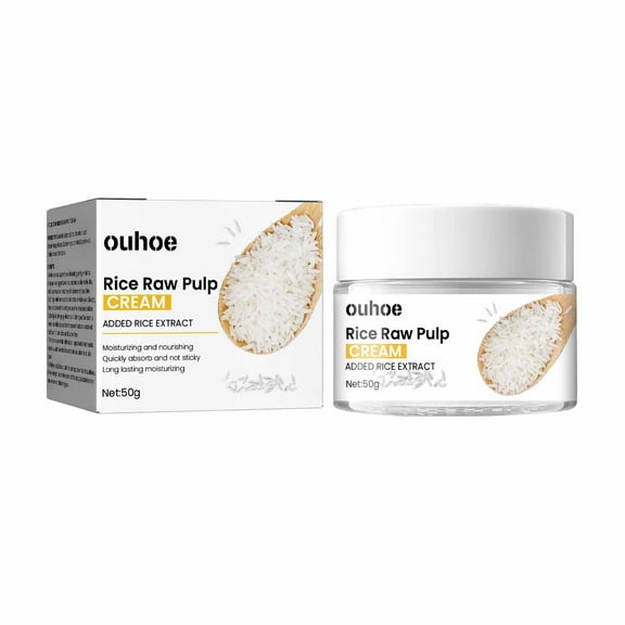 JT Beauty Store Glowing Look, Improves Skin Barrier, Nourishes Deeply, Soothing To Even Out Skin Tone, Rice Cream Creams & Moisturizers Personal Care Clearance White