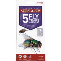 JT EATON Stick-A-Fly Fly Trap For Windows - Pack of 3