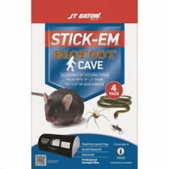 JT EATON Stick-Em Bigfoot Cave XL Glue Trap - Pack of 2 Bulk Trade Pack