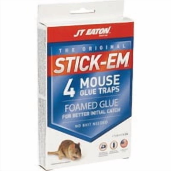 JT EATON Stick-Em Mouse Trap - Pack of 7
