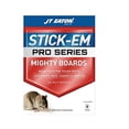 thumbnail image 1 of JT Eaton 7567308 Stick-Em Pro Series Mighty Boards Small Glue Animal Trap for Rodents  Snakes  & Insects- pack of 12, 1 of 3