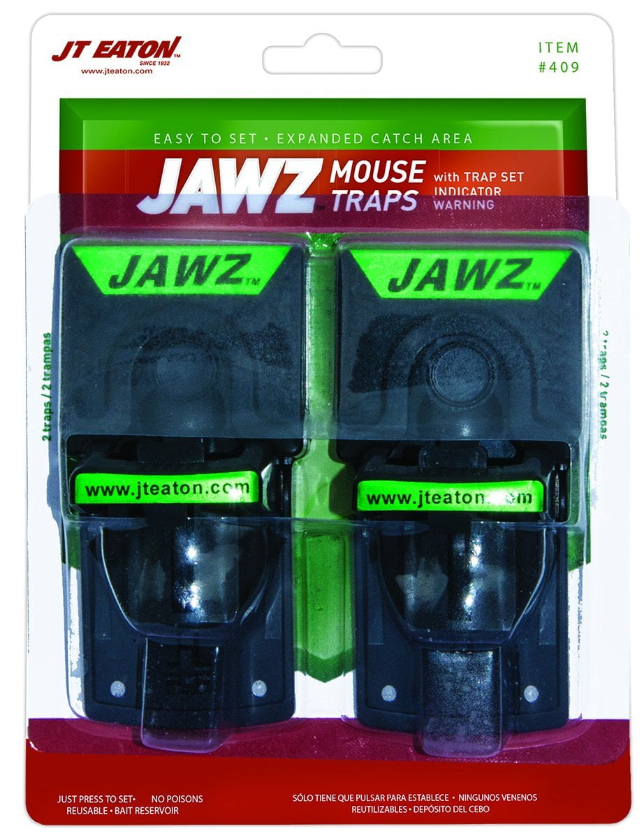 Jawz Mouse Glue Trap, 4 pieces, Glue trap, manufactured from Plastic