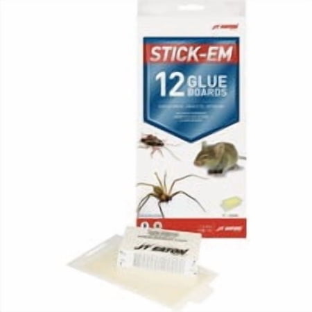 JT EATON Stick-Em Glue Board Mouse & Insect Trap