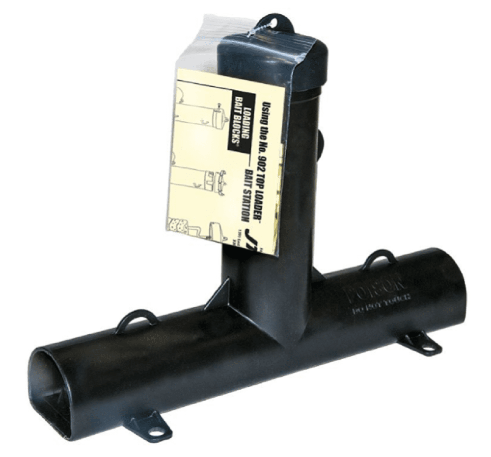 JT Eaton 902R Top Loader Bait Station w/U-Shaped Bait Holder Rods ...