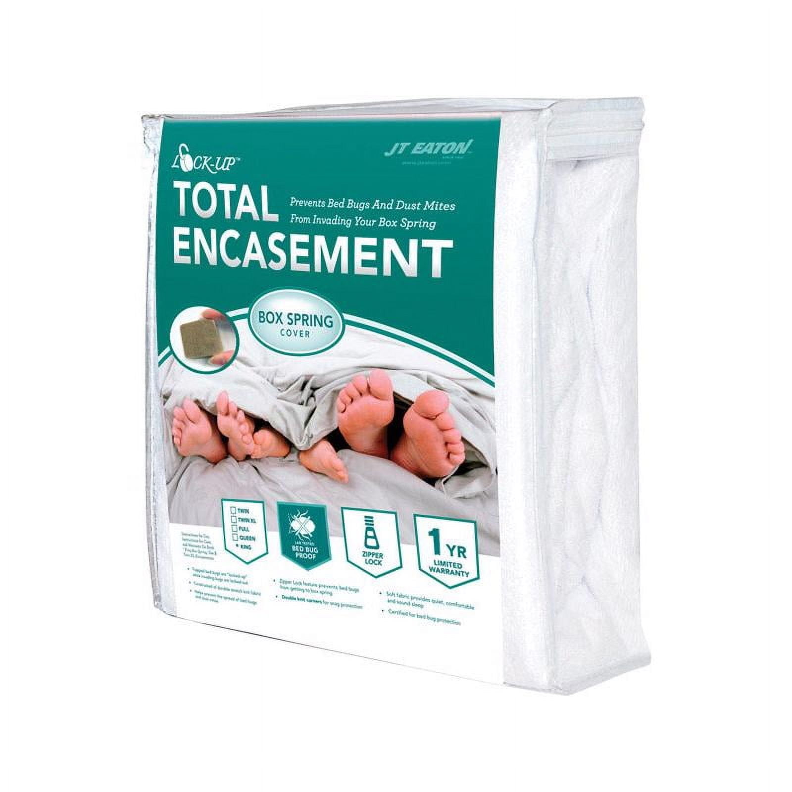Twin White Durable Box Spring Encasement Cover