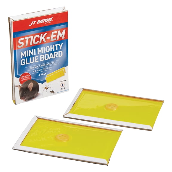 JT Eaton Mini Mighty Mouse & Insect Glue Trap - Pack of 2
