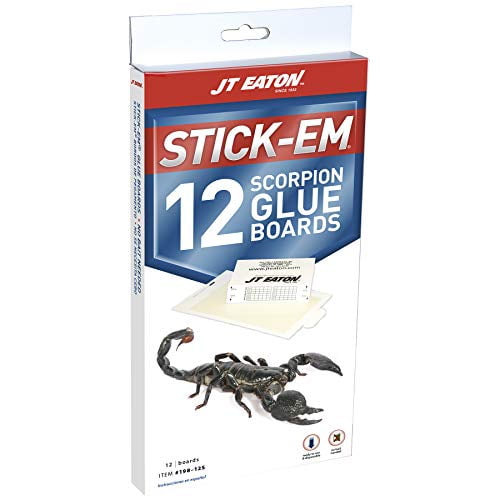 JT Eaton 5583174 Scorpion Glue Boards Scorpion Trap - Pack of 12