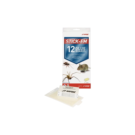 JT Eaton Stick-Em Glue Board Mouse & Insect Trap - Pack of 2