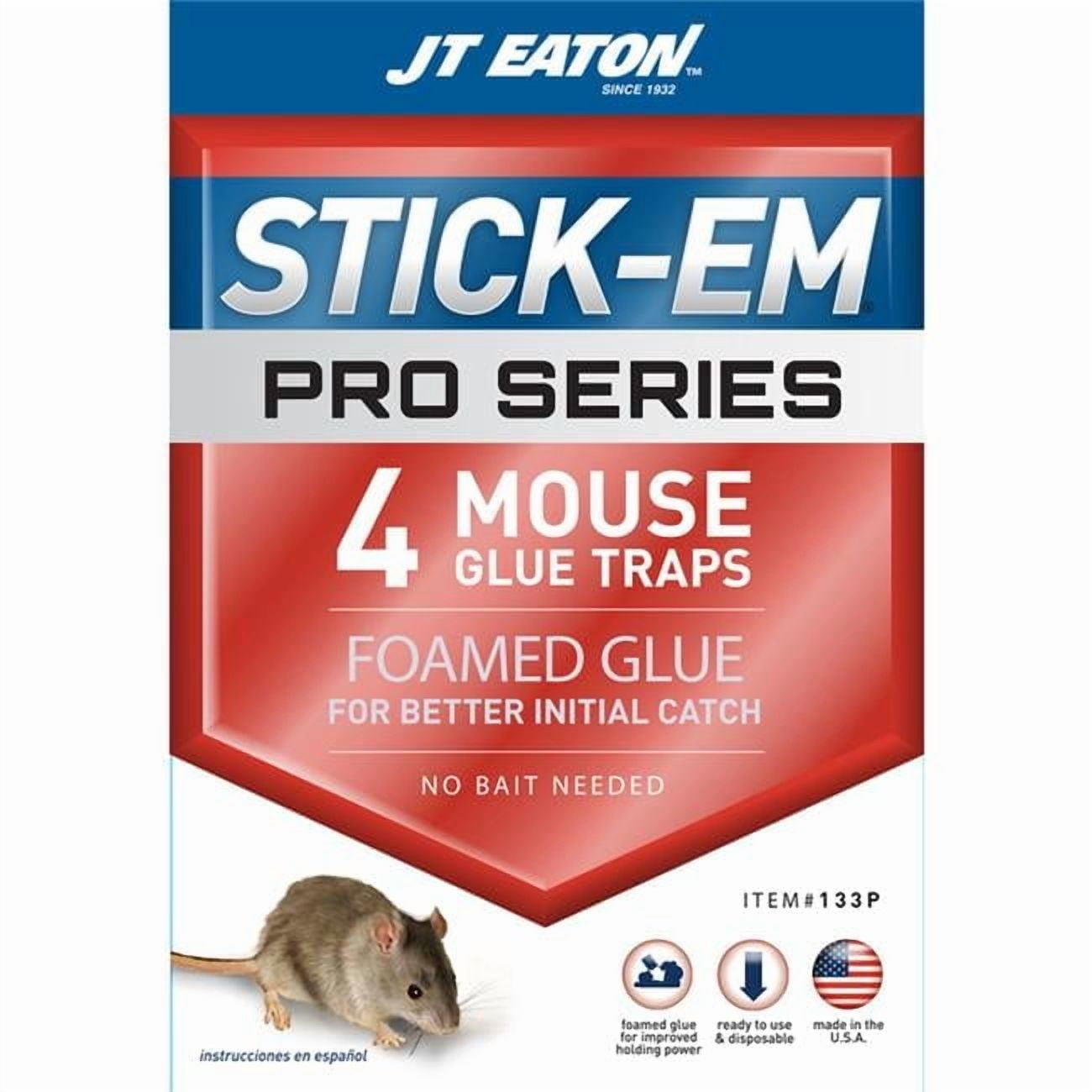 JT Eaton  Stick-Em Pro Series Small Glue Animal Trap for Mice- pack of 24