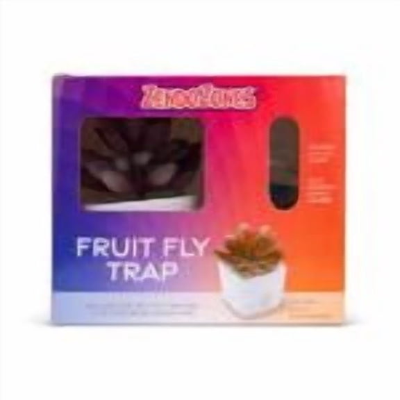 Zendozones 7021211 Mellow Molly Fruit Fly Trap - White - 1 Box - Pack of 6