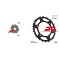 thumbnail image 1 of JT Front & Rear Sprocket Kit for Street BMW F650 1994-1995, 1 of 5