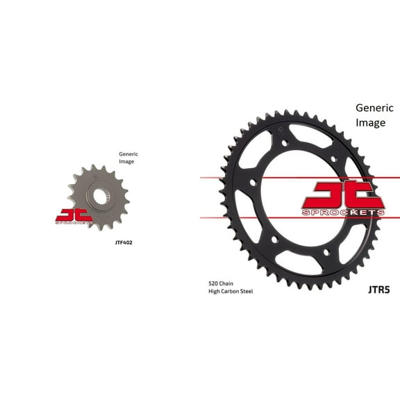 JT Front & Rear Sprocket Kit for Street BMW F650 ST Strada 1998-2000