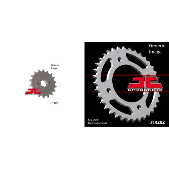 JT Front & Rear Sprocket Kit for Street HONDA CB550 1974-1978