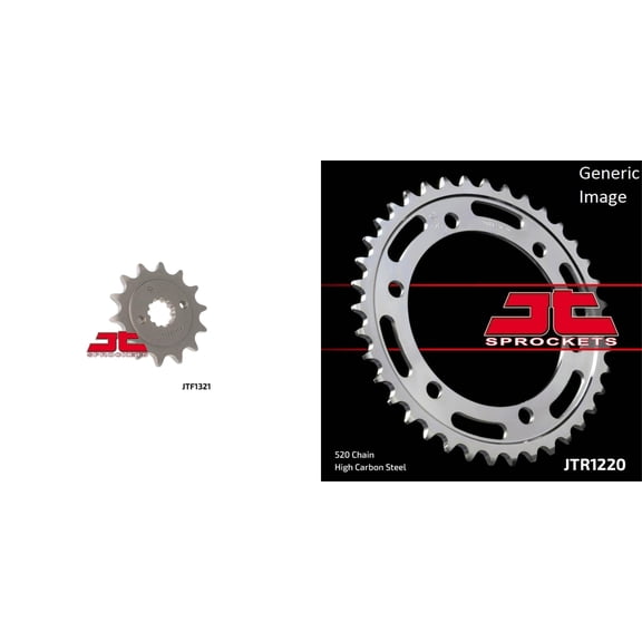 JT Front & Rear Sprocket Kit for Street HONDA CBR300R 2014-2016