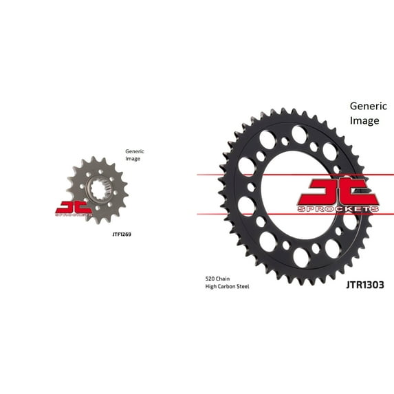 JT Front & Rear Sprocket Kit for Street HONDA CBR900RR 1993-1995