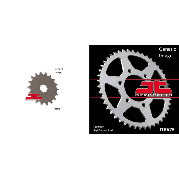 JT Front & Rear Sprocket Kit for Street KAWASAKI EX650A Ninja 650R 2006-2016