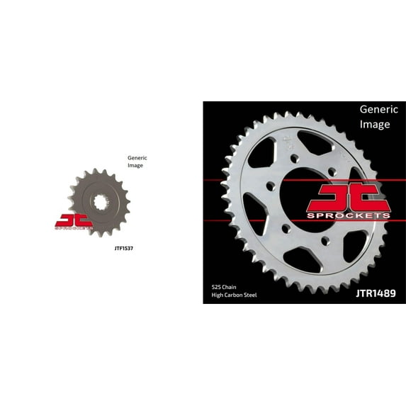 JT Front & Rear Sprocket Kit for Street KAWASAKI ZX900 F1/F2 ZX-9R 2002-2003