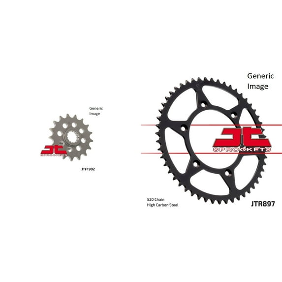 JT Front & Rear Sprocket Kit for Street KTM 660 SMC 2003-2004