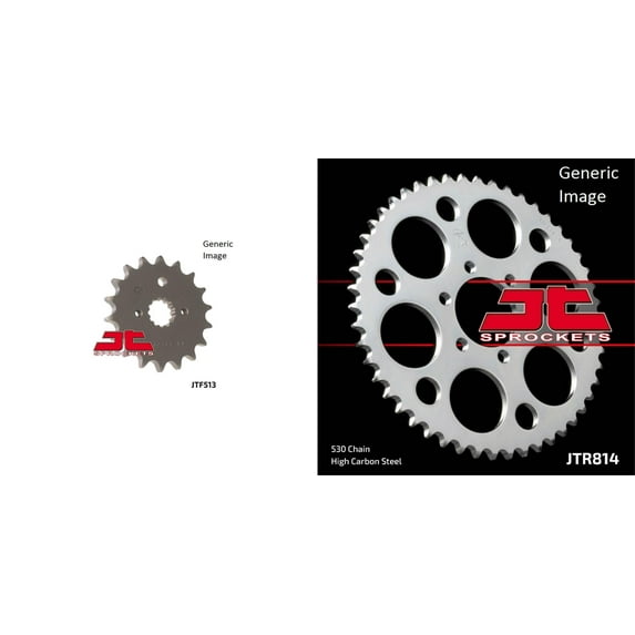 JT Front & Rear Sprocket Kit for Street SUZUKI GS550 N 1979