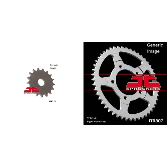 JT Front & Rear Sprocket Kit for Street SUZUKI SV650/S 1999-2012