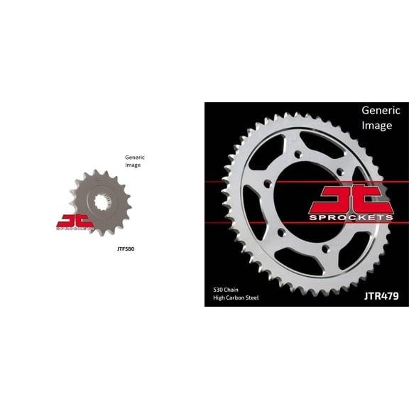 JT Front & Rear Sprocket Kit for Street YAMAHA FZ6 2004-2008