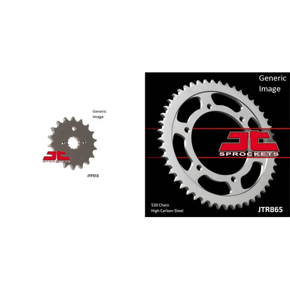 JT Front & Rear Sprocket Kit for Street YAMAHA FZR600/C 1989