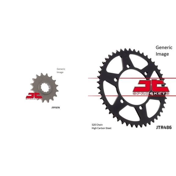 JT Front & Rear Sprocket Kit for Street YAMAHA YZF-R1 2004-2008