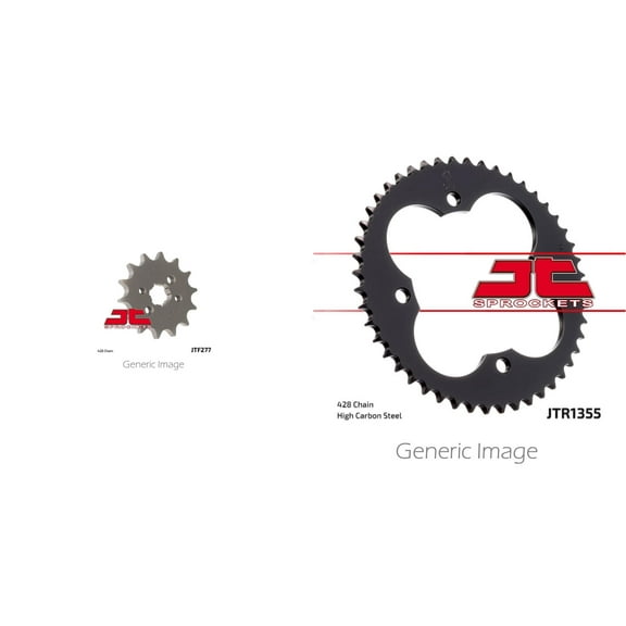 JT Front & Rear Steel Sprocket Kit for ATV/UTV HONDA TRX90EX FourTrax 1993-2001
