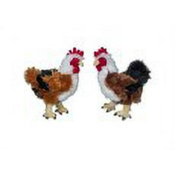 JT International Large Plush Farm Animals Rooster