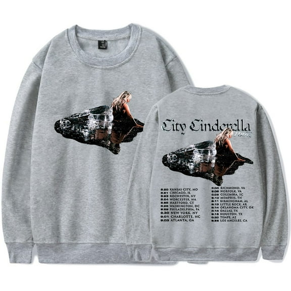 JT Rapper 2024 Tour Merch Crewneck Sweatshirts Winter Women Men Fashion HipHop Long Sleeve Top