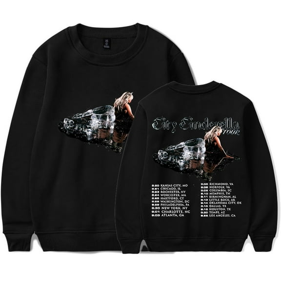 JT Rapper 2024 Tour Merch Crewneck Sweatshirts Winter Women Men Fashion HipHop Long Sleeve Top