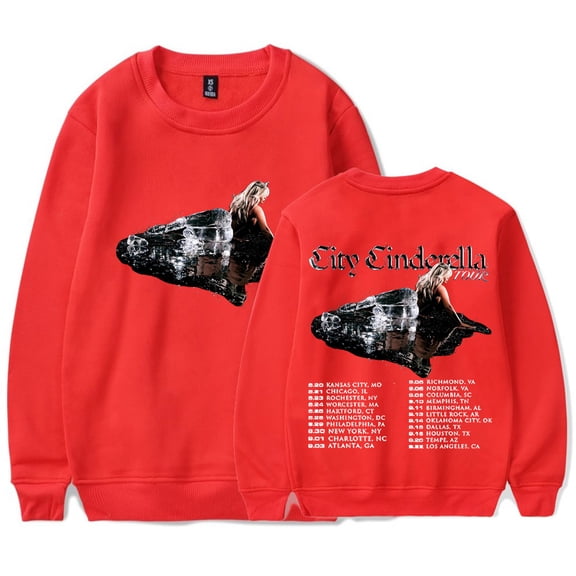 JT Rapper 2024 Tour Merch Crewneck Sweatshirts Winter Women Men Fashion HipHop Long Sleeve Top