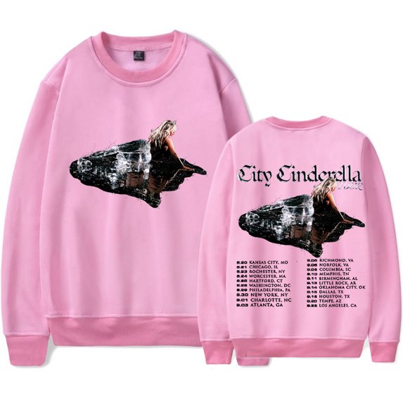 JT Rapper 2024 Tour Merch Crewneck Sweatshirts Winter Women Men Fashion HipHop Long Sleeve Top