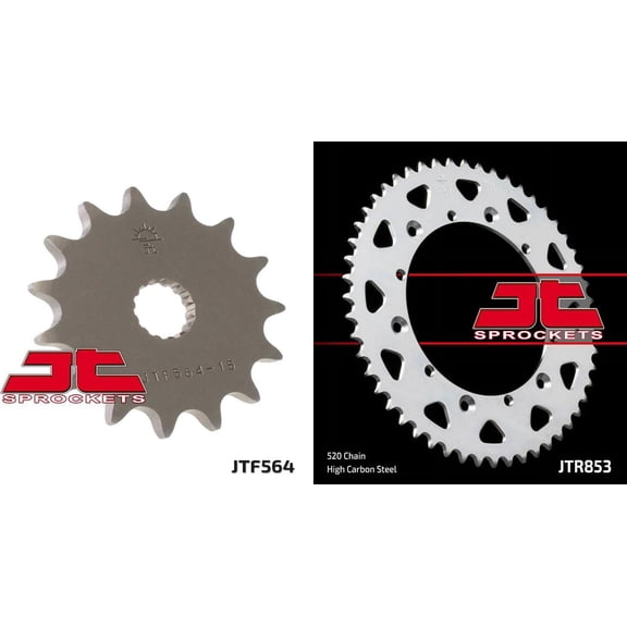 Front & Rear Sproket Kit for YAMAHA DT200 R-W,D,E,F,G-2YY 89-95 JT Sprockets