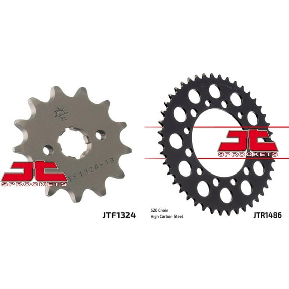 Front & Rear Sproket Kit for HONDA TRX200 Fourtrax/D Fourtrax Type II 90-97 JT Sprockets