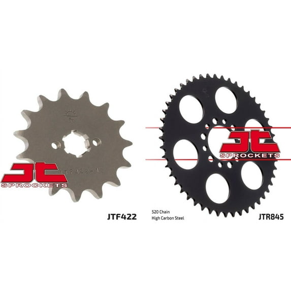 Front & Rear Sproket Kit for YAMAHA YZ100 C,D 76-77 JT Sprockets