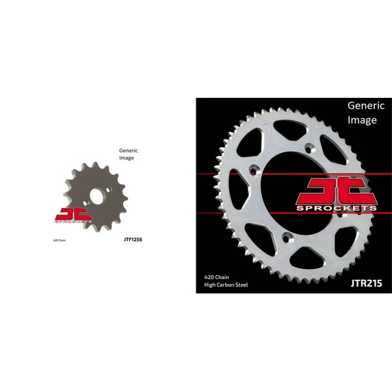 JT SPROCKETS Front and Rear Steel Sprocket Kit for OffRoad HONDA CR80RB 1996-2002