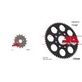 thumbnail image 1 of JT SPROCKETS Front and Rear Steel Sprocket Kit for OffRoad HONDA XL100S 1979-1980, 1 of 5