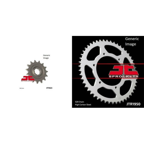 JT SPROCKETS Front and Rear Steel Sprocket Kit for OffRoad HUSABERG FC 350 6 Speed 1996