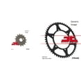 thumbnail image 1 of JT SPROCKETS Front and Rear Steel Sprocket Kit for OffRoad KAWASAKI KDX250B 1983-1984, 1 of 5