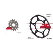 JT SPROCKETS Front and Rear Steel Sprocket Kit for OffRoad KTM 520 EXC Endo Racing 2000-2002