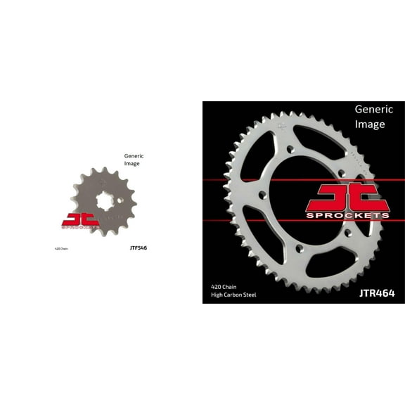 JT SPROCKETS Front and Rear Steel Sprocket Kit for OffRoad SUZUKI RM60 2003-2004