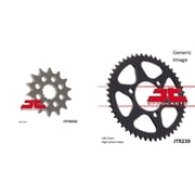JT SPROCKETS Front and Rear Steel Sprocket Kit for OffRoad YAMAHA WR400F 1999-2000
