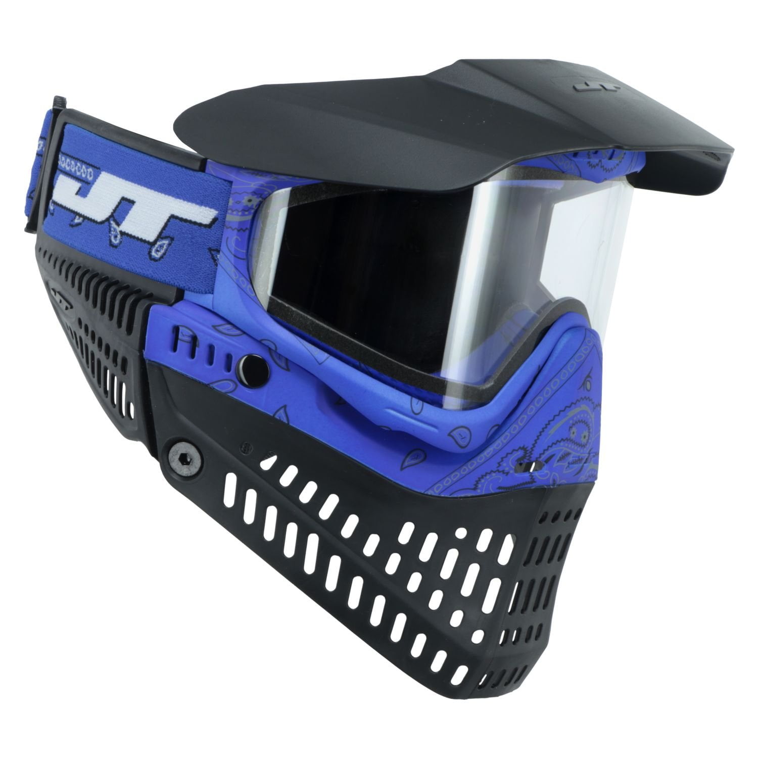 JT Spectra Dynasty Le ProFlex Paintball Mask Goggle w/ Clear Thermal Lens- White