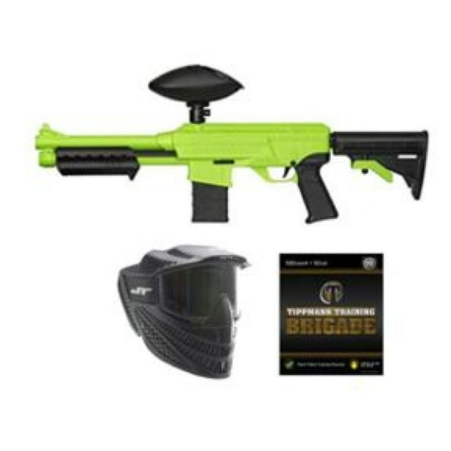 JT Splatmaster .50cal z18 Marker Gun Ready to Play Paintball Bundle